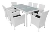 vidaXL Dārza ēdamistabas komplekts 9 daļas (42500) vidaXL Dārza ēdamistabas komplekts 9 daļas (42500)