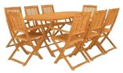 vidaXL Garten-Essgruppe 9-tlg. (43378)