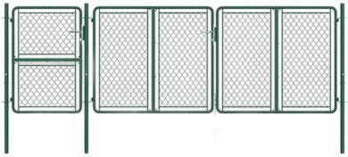 vidaXL Dārza vārti tērauda 125 x 395 cm (144446) vidaXL Dārza vārti tērauda 125 x 395 cm (144446)
